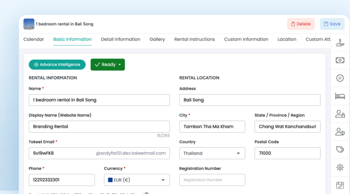 Rental listing management