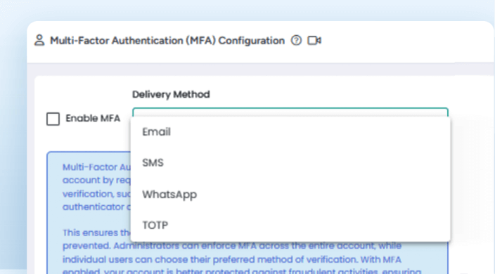 Flexible authentication methods